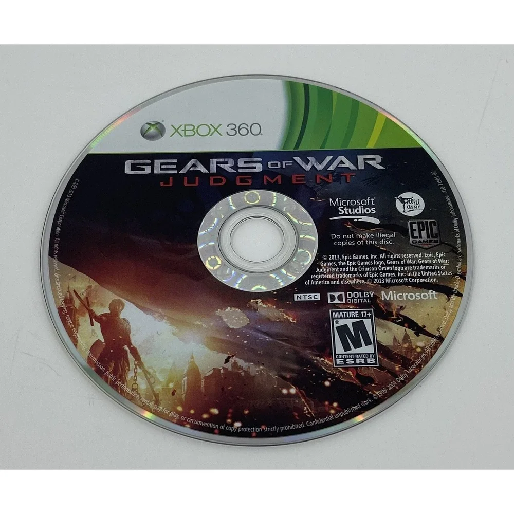 Gears of War: Judgment (Microsoft Xbox 360, 2013) Game‎ Disc Only
